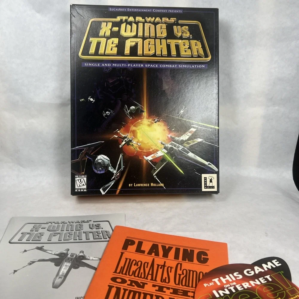 Star Wars X-Wing‎ vs. Tie Fighter Big Box PC. BOX and INSERTS ONLY.
